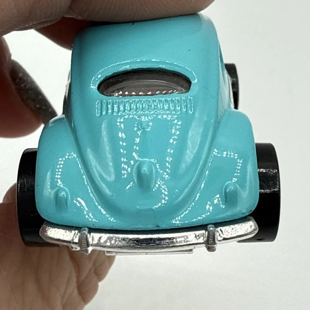 1988 HOT WHEELS VOLKSWAGEN BEETLE BUG BLUE &‎ WOOD TONE 1:64